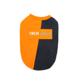 配色切り返しTシャツ (Orange)
