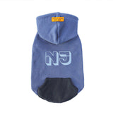 ワンホール裏起毛フーディー(BLUE)