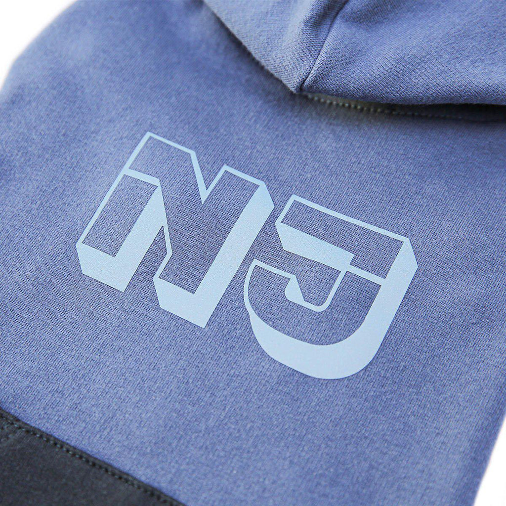 ワンホール裏起毛フーディー(BLUE)