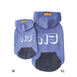 ワンホール裏起毛フーディー(BLUE)