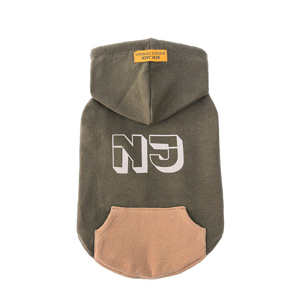 ワンホール裏起毛フーディー(KHAKI)