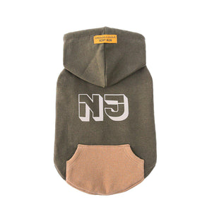 ワンホール裏起毛フーディー(KHAKI)