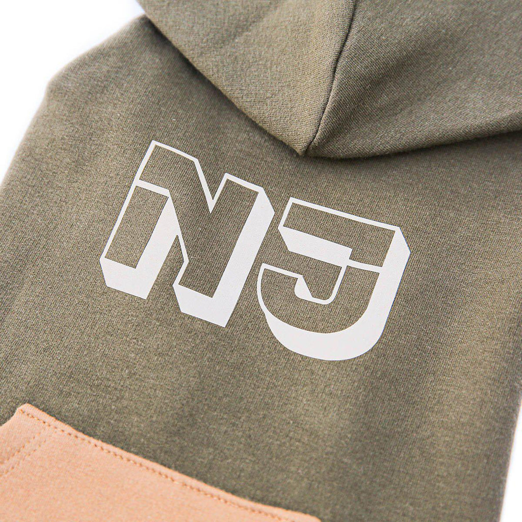 ワンホール裏起毛フーディー(KHAKI)