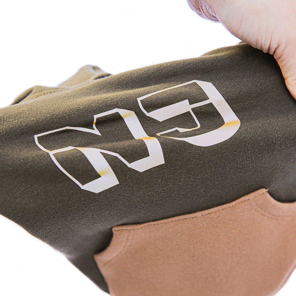 ワンホール裏起毛フーディー(KHAKI)