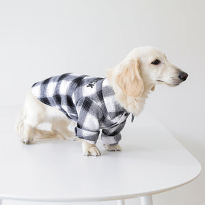 チェックシャツ (White)