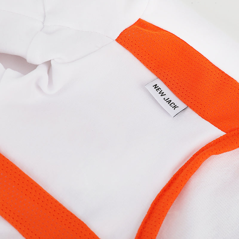 クルーサイドメッシュTシャツ (White)