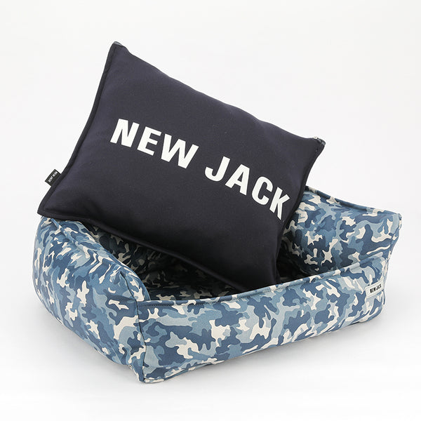 ヴィーガンレザーカモベッド (Navy) – NEW JACK Online Store