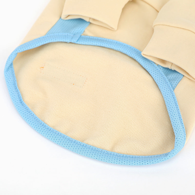 クルー サイドメッシュTシャツ (Beige)