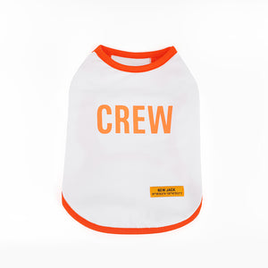 クルーサイドメッシュTシャツ (White)