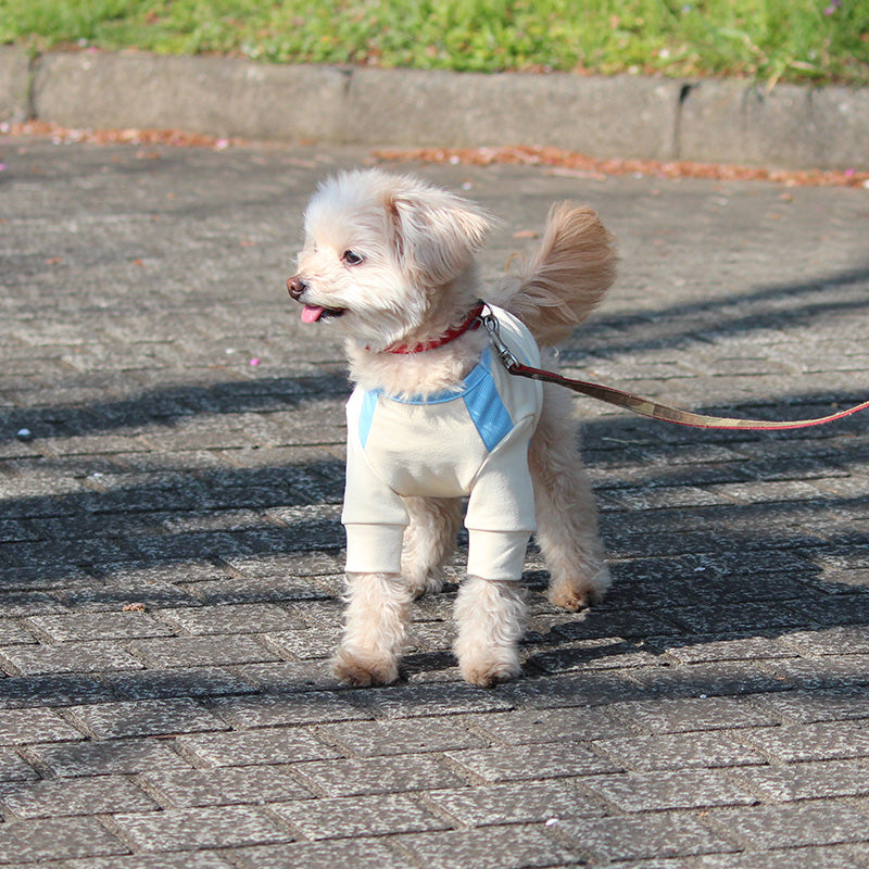 クルー サイドメッシュTシャツ (Beige)