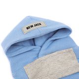 ワンホールストレッチフードロンパース(Sky Blue)