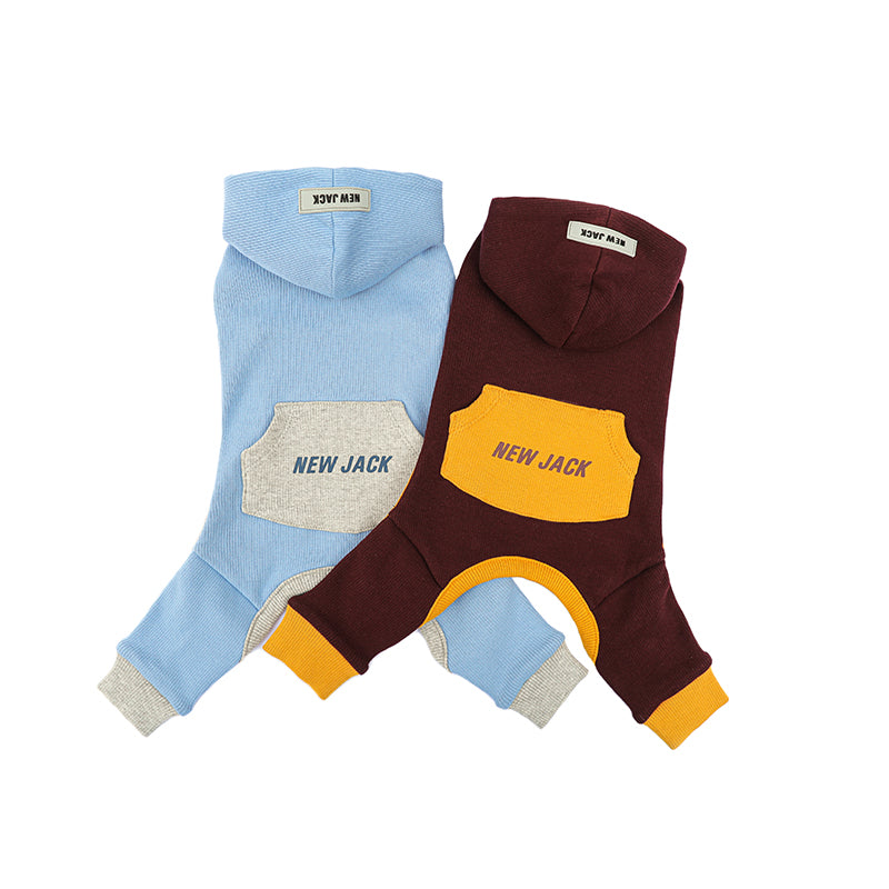 ワンホールストレッチフードロンパース(Wine)