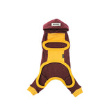 ワンホールストレッチフードロンパース(Wine)