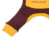 ワンホールストレッチフードロンパース(Wine)