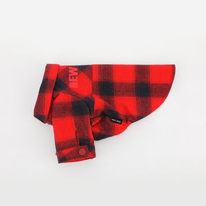 チェックシャツ (Red)