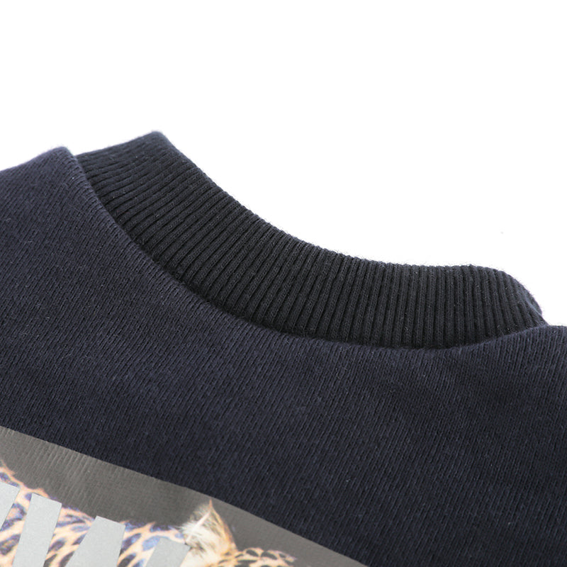 レオパードフォトプリントTシャツ