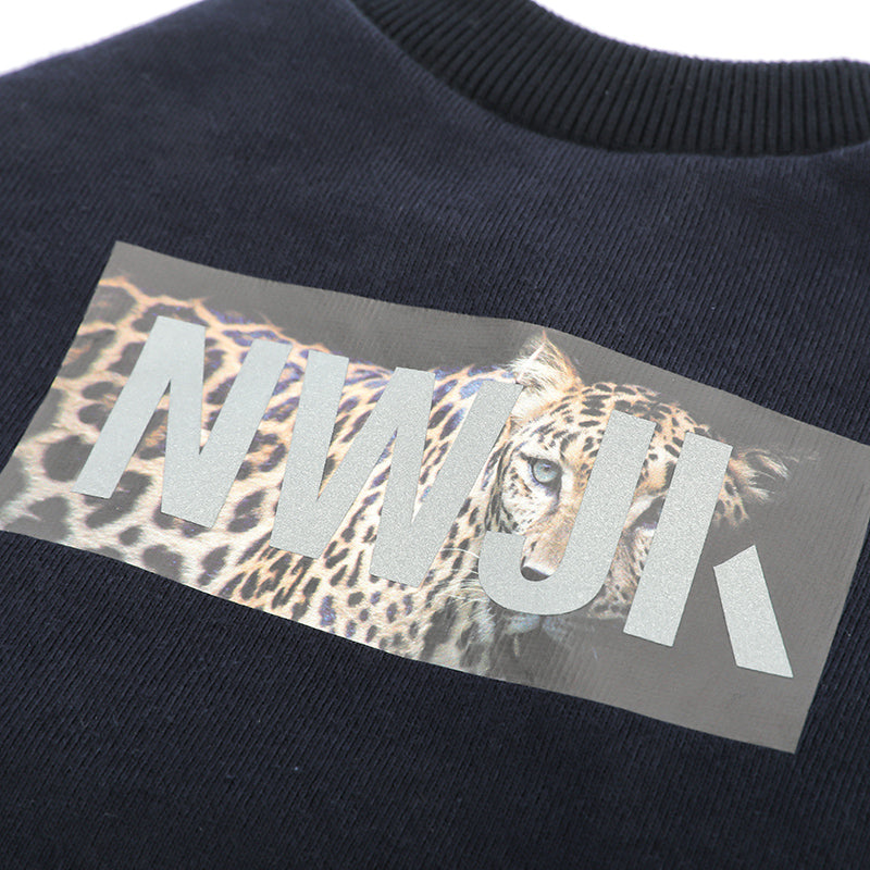 レオパードフォトプリントTシャツ