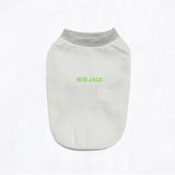 ワンホール刺繍ボーダー(Gray)