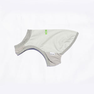 ワンホール刺繍ボーダー(Gray)