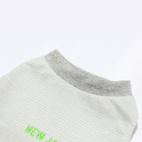 ワンホール刺繍ボーダー(Gray)