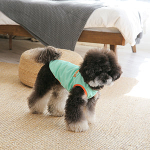 バイカラーコットンタンク(ミント)