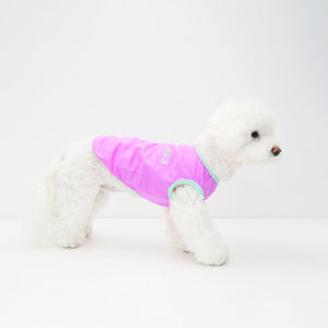 バイカラーコットンタンク(パープル)