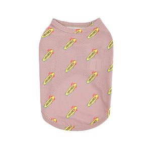 アロハロゴメッシュタンク(チョコレートブラウン)