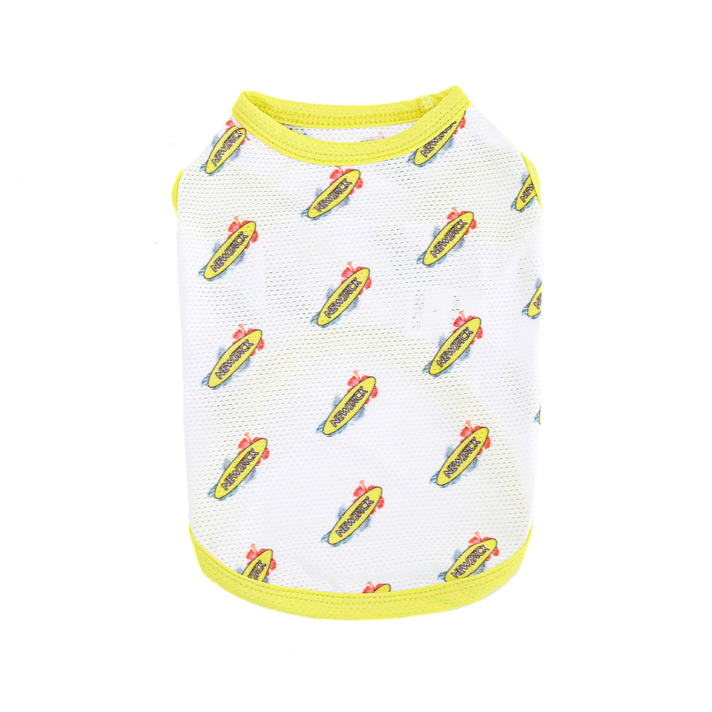 アロハロゴメッシュタンク(ホワイト)