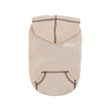 ステッチ裏起毛パーカー(ベージュ)