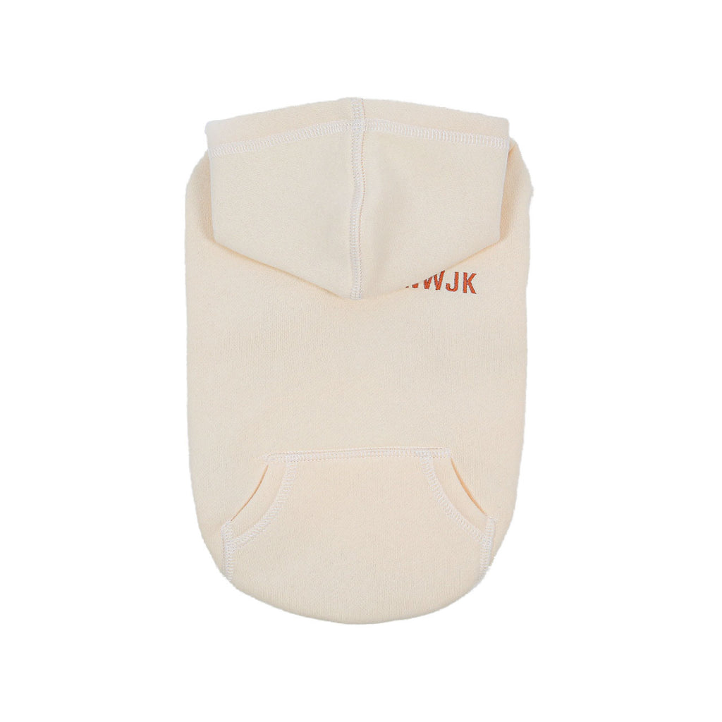 ステッチ裏起毛パーカー(アイボリー)