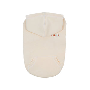 ステッチ裏起毛パーカー(アイボリー)