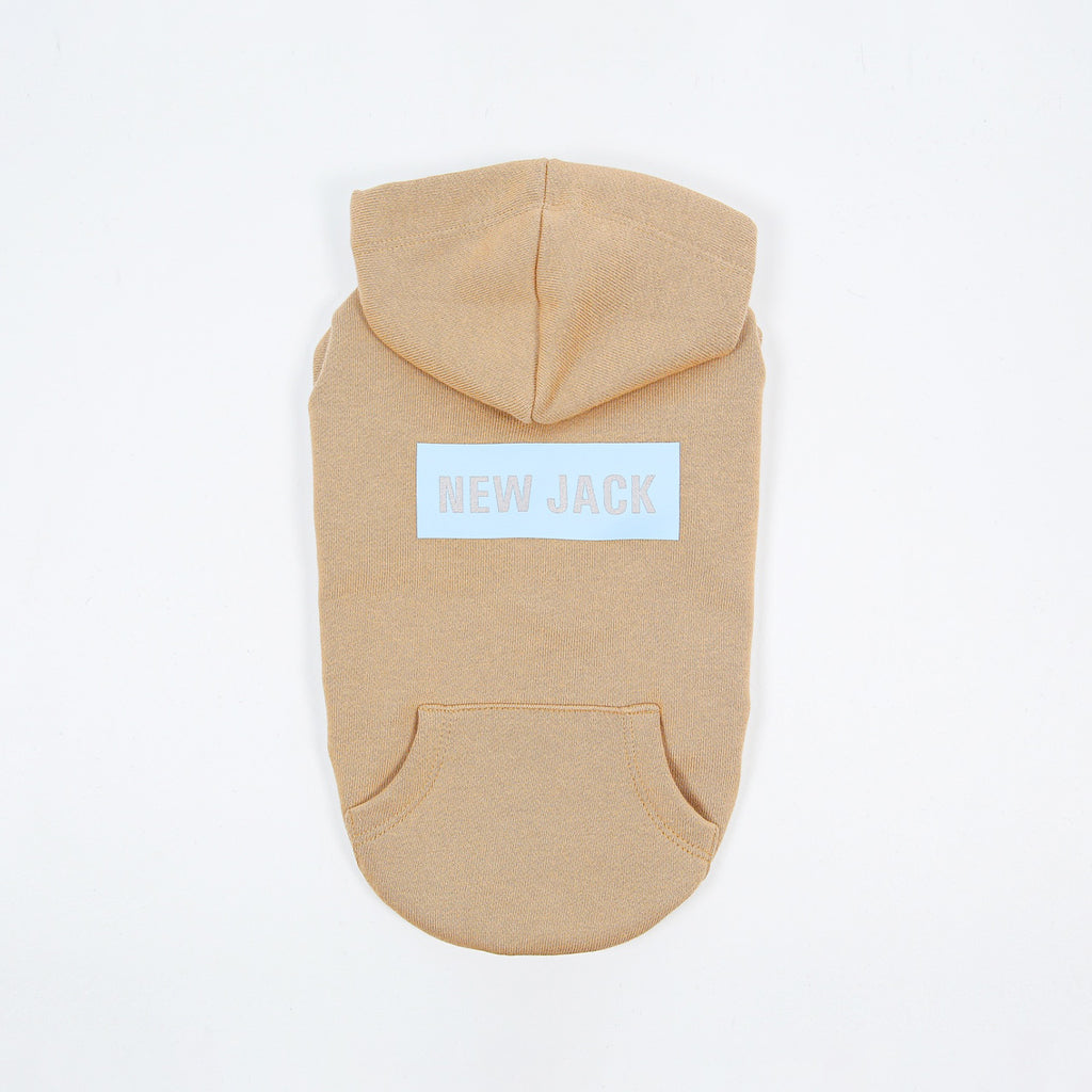 ボックスロゴフーディー(ベージュ)