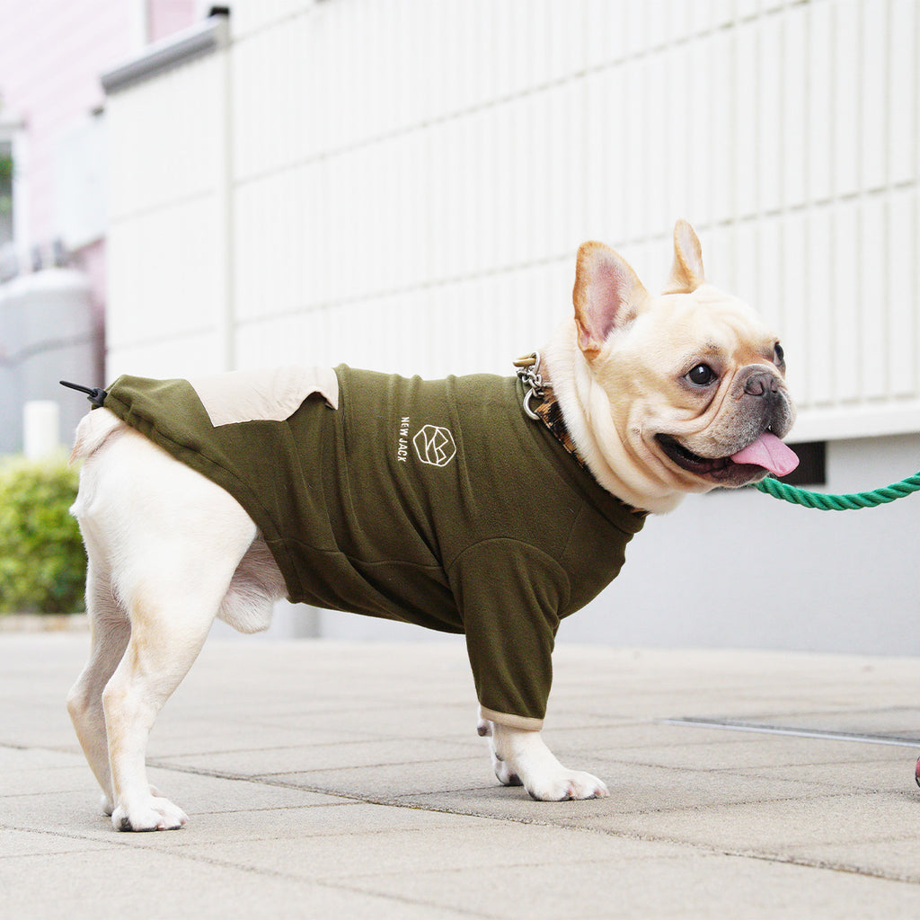 アウトドアフリース(カーキ)