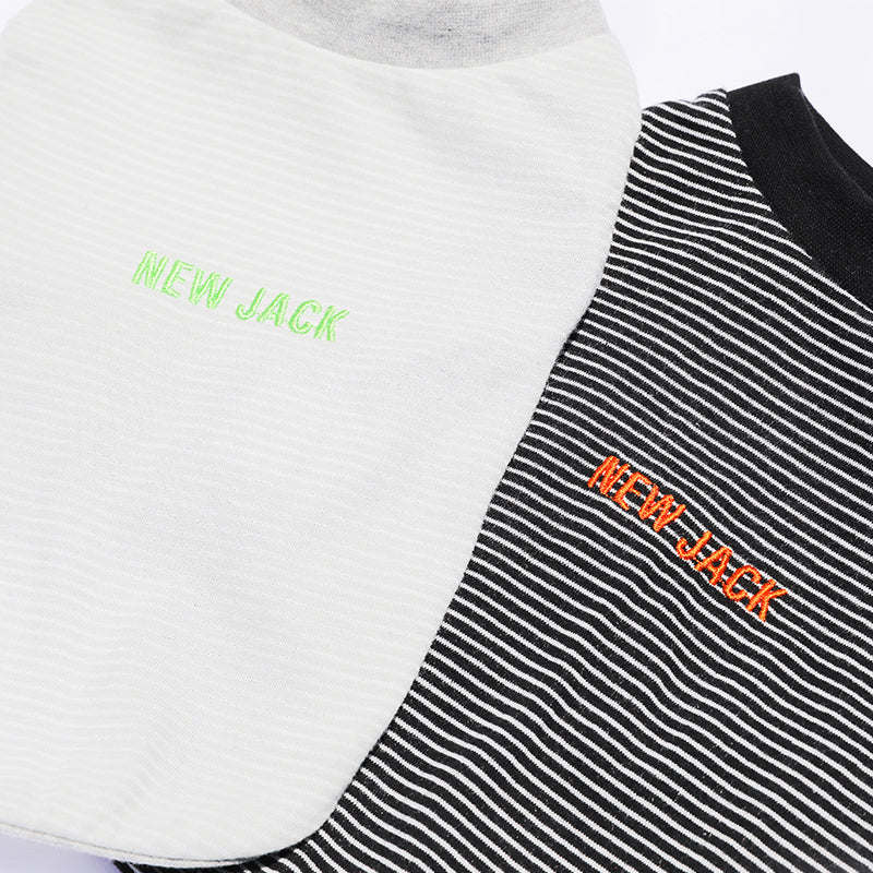 ワンホール刺繍ボーダー(Black)