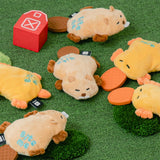 ぺたんこラテックストイ（ビーバー / カモノハシ）